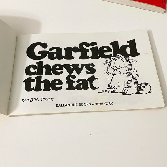 Garfield at Large and Garfield Chews the Fat Books by Jim Davis - Picture 13 of 16